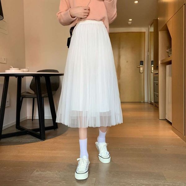 casual dresses dress autumn and winter high waist pleated mesh medium length temperament a-line skirt women's wear zozy, Black;gray
casual dresses dress autumn and winter high waist pleated mesh medium length temperament a-line skirt women's wear zozy, Black;gray