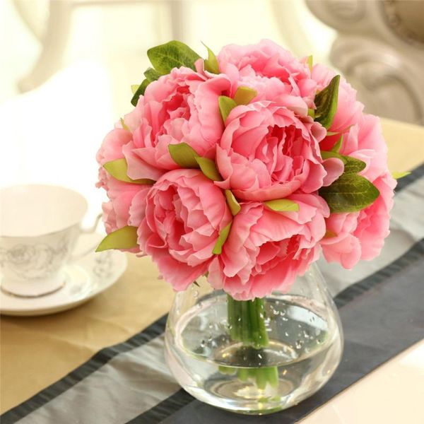 decorative flowers & wreaths 10 heads artificial peony flower simulation chic bouquet pretty bride wedding silk fake for home decoration
decorative flowers & wreaths 10 heads artificial peony flower simulation chic bouquet pretty bride wedding silk fake for home decoration