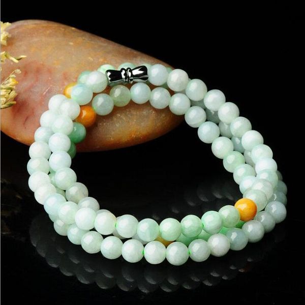 yu xin yuan natural fashion fei cui jade 8mm round beads necklace for female party chains necklaces, Silver
yu xin yuan natural fashion fei cui jade 8mm round beads necklace for female party chains necklaces, Silver
