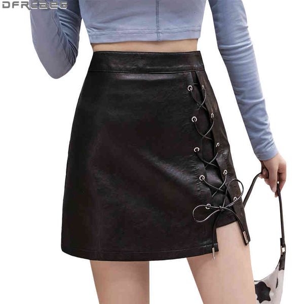 casual dresses harajuku drawstring pu leather woman skirts streetwear side slit high waisted for women lace up black a-line mini 4, Black;gray
casual dresses harajuku drawstring pu leather woman skirts streetwear side slit high waisted for women lace up black a-line mini 4, Black;gray