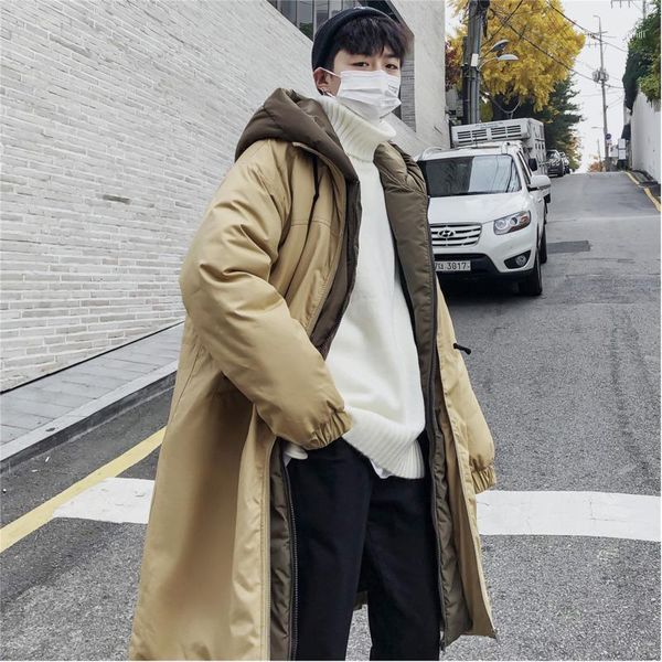autumn/winter 2021 slimming solid color long cotton-padded clothes loose casual lapel personality youth men's wear1, Black
autumn/winter 2021 slimming solid color long cotton-padded clothes loose casual lapel personality youth men's wear1, Black