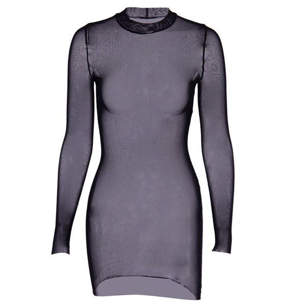 casual dresses women sheer mesh long sleeve mini pencil dress mock neck bikini cover up 83xf, Black;gray
casual dresses women sheer mesh long sleeve mini pencil dress mock neck bikini cover up 83xf, Black;gray