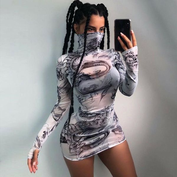 casual dresses 2021 summer women's round neck long-sleeved printing dress see-through mesh slim female ladies vestidos, Black;gray
casual dresses 2021 summer women's round neck long-sleeved printing dress see-through mesh slim female ladies vestidos, Black;gray