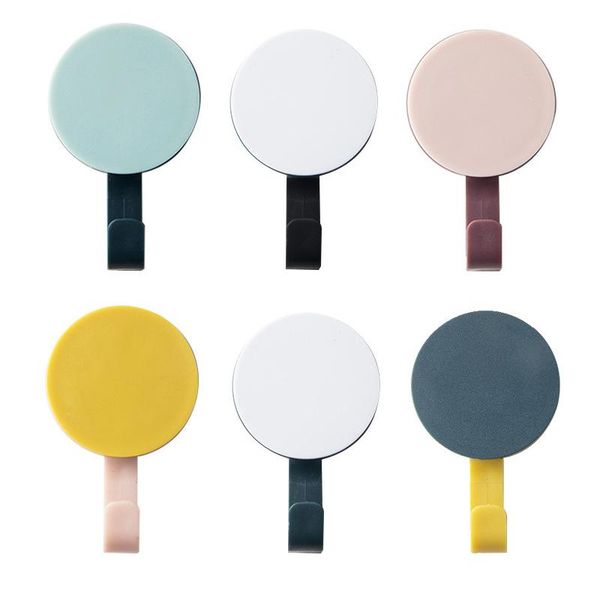 hooks & rails 8pc strong self adhesive round pure color key rack for wall door nordic style waterproof bag holder racks
hooks & rails 8pc strong self adhesive round pure color key rack for wall door nordic style waterproof bag holder racks