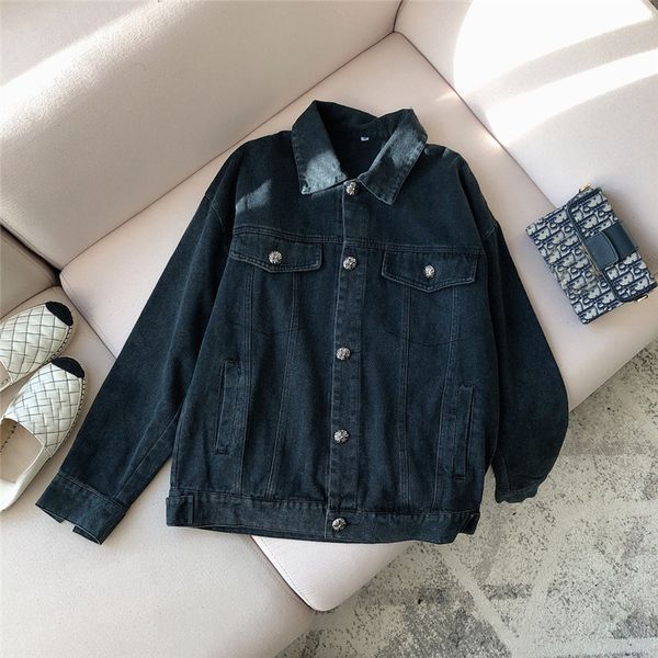 chrome/heartsdenim crosin sanskrit cross fashion jacket brand men's and women's casual wear, Black;brown
chrome/heartsdenim crosin sanskrit cross fashion jacket brand men's and women's casual wear, Black;brown