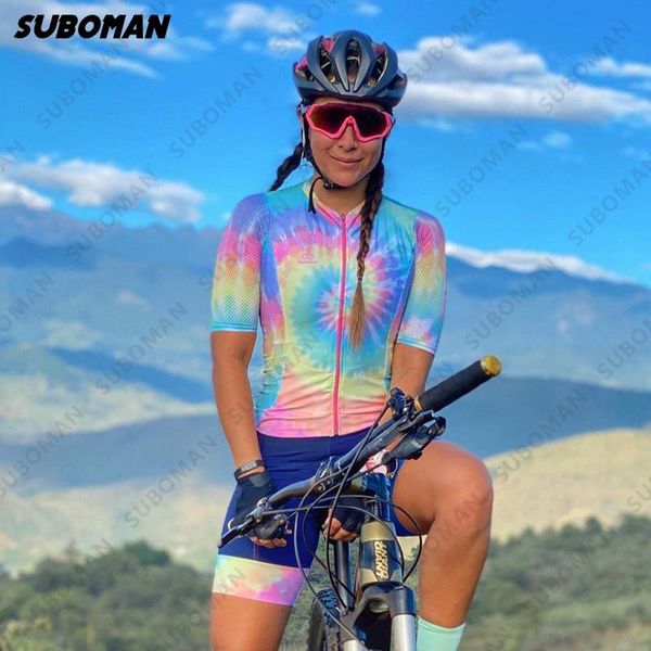 racing sets suboman short-sleeved jumpsuits triathlon tights suit macaquinho ciclismo feminino gel outdoor workout clothes maillot mujer, Black;blue
racing sets suboman short-sleeved jumpsuits triathlon tights suit macaquinho ciclismo feminino gel outdoor workout clothes maillot mujer, Black;blue