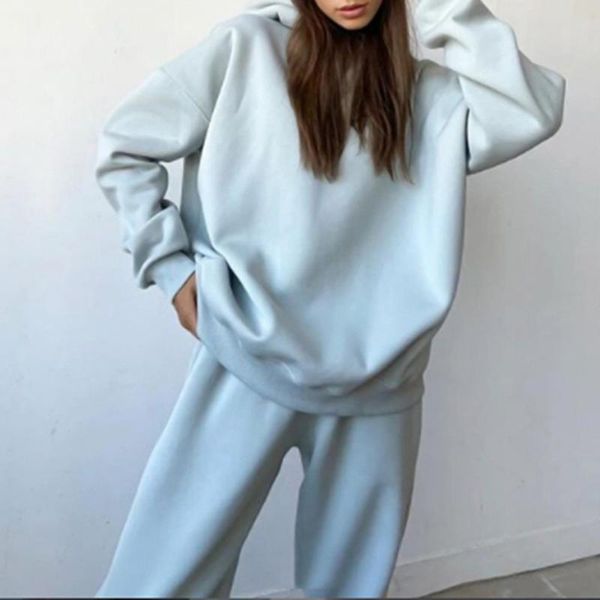 gym clothing 2021 autumn women warm sportwear suits casual loose fleece two piece set female hoodies and pants oversized tracksuits, White;black
gym clothing 2021 autumn women warm sportwear suits casual loose fleece two piece set female hoodies and pants oversized tracksuits, White;black