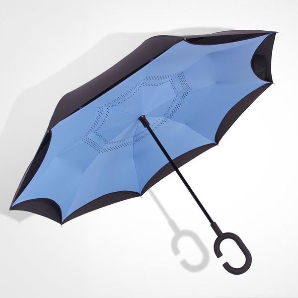 umbrellas c handle umbrella reverse double layer for men and women waterproof blue sunny rainy long-handle
umbrellas c handle umbrella reverse double layer for men and women waterproof blue sunny rainy long-handle