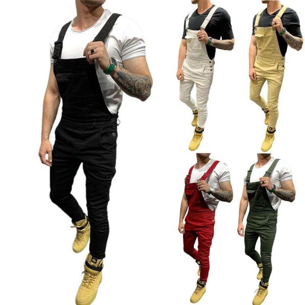 men's jeans mens dungarees overalls trousers jumpsuit casual slim plain full length soild colour fashidenim pencil pants, Blue
men's jeans mens dungarees overalls trousers jumpsuit casual slim plain full length soild colour fashidenim pencil pants, Blue