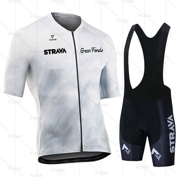 racing sets 2021 white strava pro bicycle team short sleeve men's cycling jersey summer breathable clothing set, Black;blue
racing sets 2021 white strava pro bicycle team short sleeve men's cycling jersey summer breathable clothing set, Black;blue