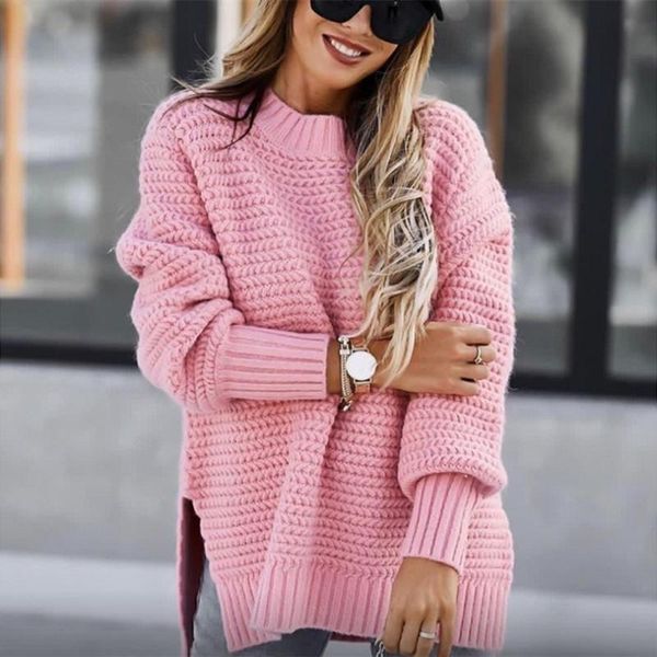 women's sweaters casual pulovers boho holiday split fork knitwear sweater oversize long sleeve solid jumper winter, White;black
women's sweaters casual pulovers boho holiday split fork knitwear sweater oversize long sleeve solid jumper winter, White;black