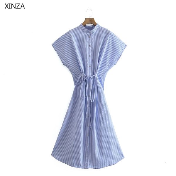 casual dresses women blue striped long short sleeve adjustable belt pleat office lady woman button up vintage summer 9sg2, Black;gray
casual dresses women blue striped long short sleeve adjustable belt pleat office lady woman button up vintage summer 9sg2, Black;gray