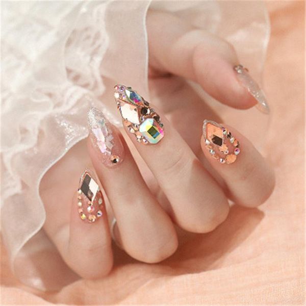 nail art decorations mixed size shiny gems 3d rhinestones diamond diy decoration crystal stone nails accessories, Silver;gold
nail art decorations mixed size shiny gems 3d rhinestones diamond diy decoration crystal stone nails accessories, Silver;gold