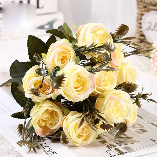 decorative flowers & wreaths 6 heads a bunch silk flower artificial roses seattle wedding bouquets home party decoration high-quality white
decorative flowers & wreaths 6 heads a bunch silk flower artificial roses seattle wedding bouquets home party decoration high-quality white