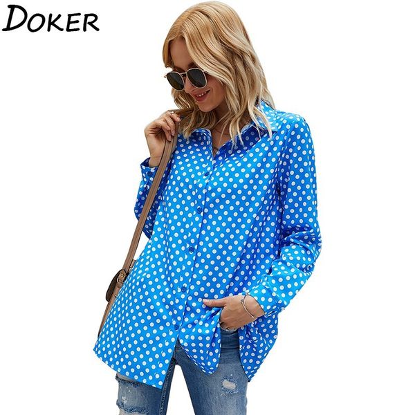 polka dot womens and blouses turn-down collar long sleeve streetwear woman shirts loose casual plus size blouse 210423, White
polka dot womens and blouses turn-down collar long sleeve streetwear woman shirts loose casual plus size blouse 210423, White