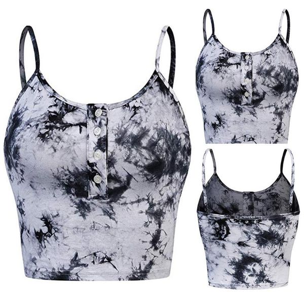 women's tanks & camis womens casual camouflage print short vest cami sleeveless o-neck button up tank summer clothing crop fn60, White 
women's tanks & camis womens casual camouflage print short vest cami sleeveless o-neck button up tank summer clothing crop fn60, White