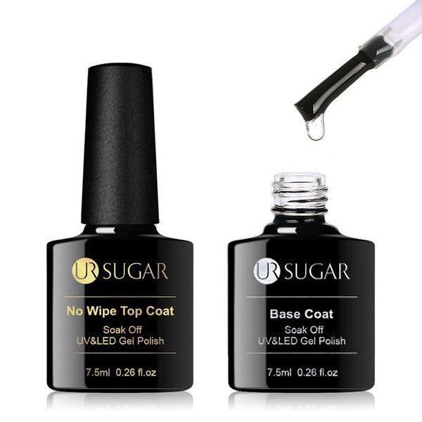 nail gel ur sugar 7.5ml no wipe base coat color polish matte uv led soak off art varnish for manicures, Red;pink
nail gel ur sugar 7.5ml no wipe base coat color polish matte uv led soak off art varnish for manicures, Red;pink