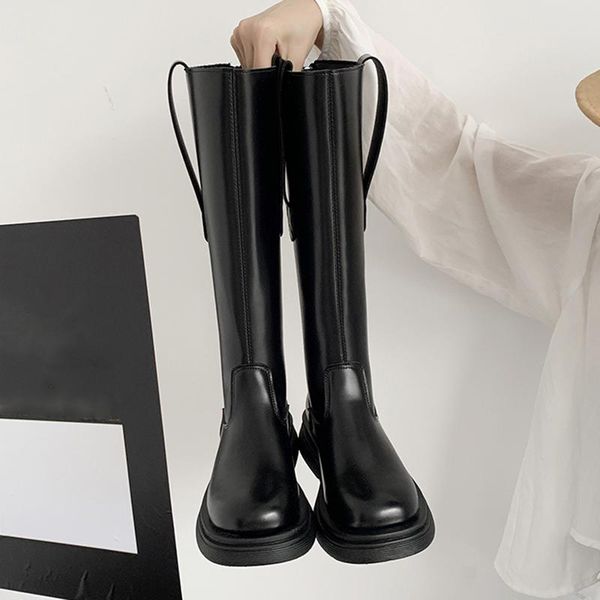 boots rimocy 2021 autumn knee high women comfortable lining platform long woman pu leather loose modern shoes ladies, Black
boots rimocy 2021 autumn knee high women comfortable lining platform long woman pu leather loose modern shoes ladies, Black