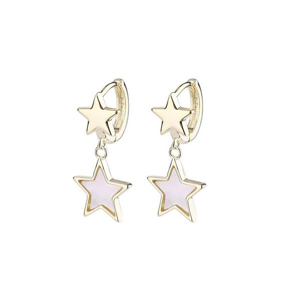 dangle & chandelier sweet star earring for women girls gold color shell piecing female ear accessories fashion jewelry dropship kce035, Silver
dangle & chandelier sweet star earring for women girls gold color shell piecing female ear accessories fashion jewelry dropship kce035, Silver
