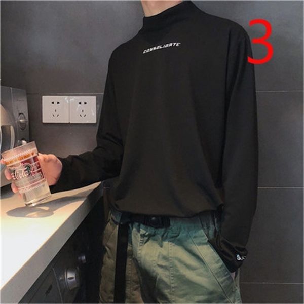 autumn men's long-sleeved t-shirt korean tide brand ins autumn shirt 210420, White;black
autumn men's long-sleeved t-shirt korean tide brand ins autumn shirt 210420, White;black