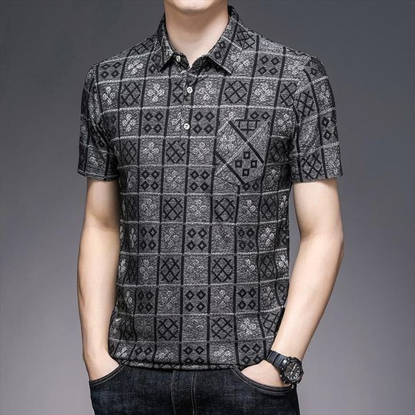 shirts plaid print summer mens polos short sleeve tee shirt homme slim fit casual travel beach camisa t1043, White;black
shirts plaid print summer mens polos short sleeve tee shirt homme slim fit casual travel beach camisa t1043, White;black