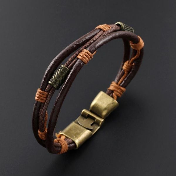 charm bracelets 2021 fashion jewelry vintage handwork weave multi-layer leather bracelet winding cuff for women pulseras, Golden;silver
charm bracelets 2021 fashion jewelry vintage handwork weave multi-layer leather bracelet winding cuff for women pulseras, Golden;silver
