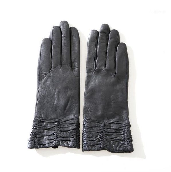 women' genuine leather black glove lady' fleece lining warm natural goat leather fashion slim medium long driving glove r24771, Blue;gray
women' genuine leather black glove lady' fleece lining warm natural goat leather fashion slim medium long driving glove r24771, Blue;gray