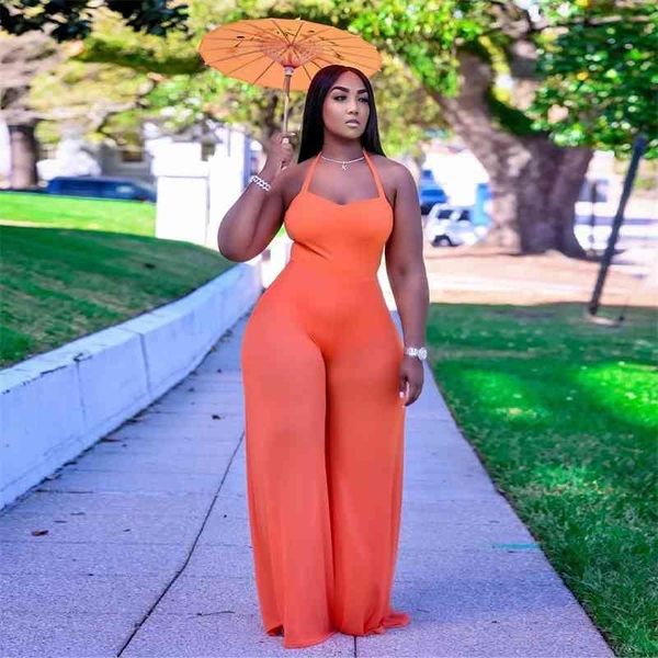 women's jumpsuits & rompers sleeveless chiffon mesh elegant women long summer straps wide leg playsuits solid overalls ikww, Black;white
women's jumpsuits & rompers sleeveless chiffon mesh elegant women long summer straps wide leg playsuits solid overalls ikww, Black;white