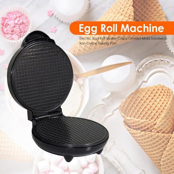 baking moulds electric crispy egg roll maker omelet iron crepe pan waffle pancake oven diy ice cream cone machine eu plug
baking moulds electric crispy egg roll maker omelet iron crepe pan waffle pancake oven diy ice cream cone machine eu plug
