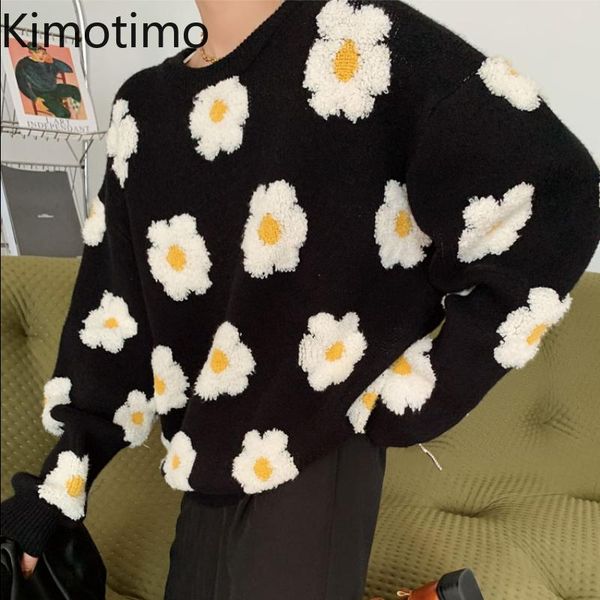 women's knits & tees kimotimo daisy embroidery knit sweater women autumn winter o-neck lazy pullover korean fashion color contrast ins, White
women's knits & tees kimotimo daisy embroidery knit sweater women autumn winter o-neck lazy pullover korean fashion color contrast ins, White