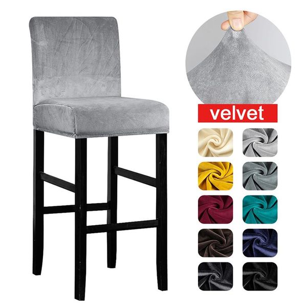 velvet fabric chair cover small size elastic short back washable wedding seat covers for bar dining banquet decoration
velvet fabric chair cover small size elastic short back washable wedding seat covers for bar dining banquet decoration