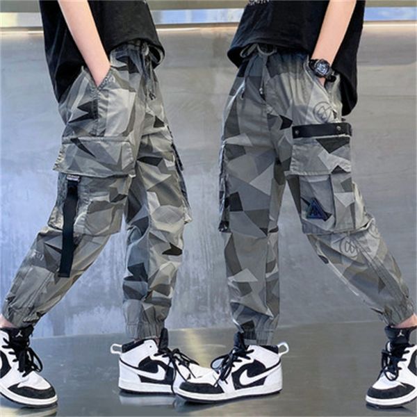 2022 new boys trousers big childrens summer and autumn thin anti-mosquito fashion camouflage sports overalls teenager, Blue
2022 new boys trousers big childrens summer and autumn thin anti-mosquito fashion camouflage sports overalls teenager, Blue