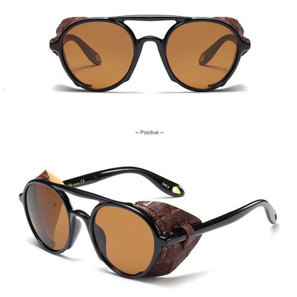 fashion sunglasses sunglasses mens wholesale steampunk style with leather metal frame stock sun glasses, Black
fashion sunglasses sunglasses mens wholesale steampunk style with leather metal frame stock sun glasses, Black