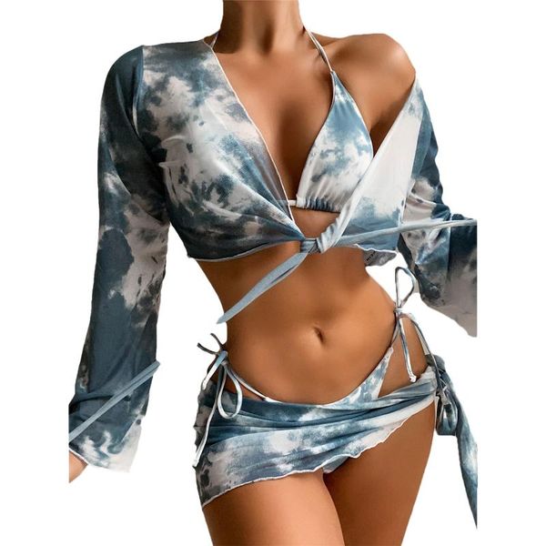 one-piece suits tie dye print mid-waist bikini sets swimsuit women lace up two pieces swimwear 2021 beach bathing
one-piece suits tie dye print mid-waist bikini sets swimsuit women lace up two pieces swimwear 2021 beach bathing