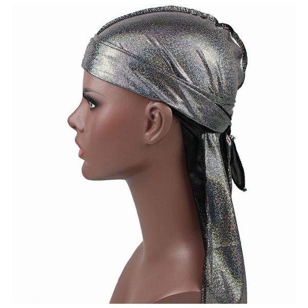 scarves durag long men women shiny glitter breathable turban do doo du rag tail headwrap solid headwear 2021 hip rap, Blue;gray
scarves durag long men women shiny glitter breathable turban do doo du rag tail headwrap solid headwear 2021 hip rap, Blue;gray