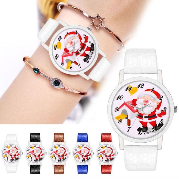 wristwatches women girls quartz watch leather belt christmas santa claus dial gifts ty66, Slivery;brown
wristwatches women girls quartz watch leather belt christmas santa claus dial gifts ty66, Slivery;brown