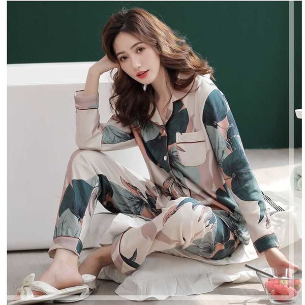 autumn winter sleepwear 2 piece sets for women's cotton pajamas turn-down collar homewear large size pijama pyjama plus 211106, Black;red
autumn winter sleepwear 2 piece sets for women's cotton pajamas turn-down collar homewear large size pijama pyjama plus 211106, Black;red