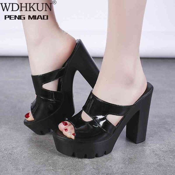 slippers summer women's shoes casual super high heel fish mouth fashion open toe platform sandals b39 nobe, Black
slippers summer women's shoes casual super high heel fish mouth fashion open toe platform sandals b39 nobe, Black
