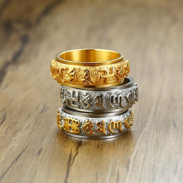 8mm ohm aum om spinner rings in stainless steel buddhism talisman protective amulet sacred symbol harmony universe cluster, Golden;silver
8mm ohm aum om spinner rings in stainless steel buddhism talisman protective amulet sacred symbol harmony universe cluster, Golden;silver