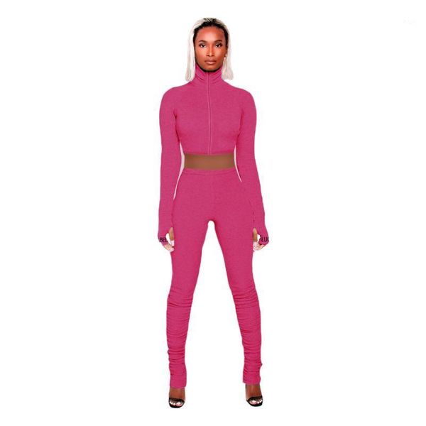 lucky label embroidery 2 two piece set knit rib bodycon women outfits fitness elastic turtleneck zipper front crop leggings1, Gray
lucky label embroidery 2 two piece set knit rib bodycon women outfits fitness elastic turtleneck zipper front crop leggings1, Gray