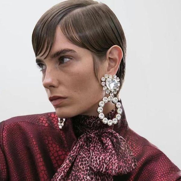 dangle & chandelier jijiawenhua trend sparkling big rhinestone love type women's earrings dinner party fashion statement jewelry access, Silver
dangle & chandelier jijiawenhua trend sparkling big rhinestone love type women's earrings dinner party fashion statement jewelry access, Silver