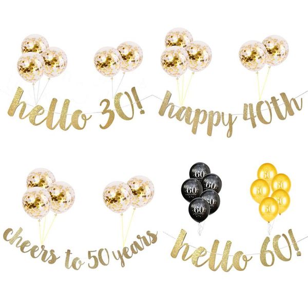 birthday banner party cheers flag 30 40 50 60 70th deco golden balloon garland years old supplies decoration
birthday banner party cheers flag 30 40 50 60 70th deco golden balloon garland years old supplies decoration