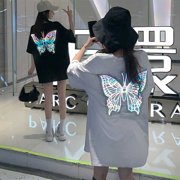 women's t-shirt reflective butterfly t shirts women summer fashion streetwear loose black white long tshirts cotton fkq8
women's t-shirt reflective butterfly t shirts women summer fashion streetwear loose black white long tshirts cotton fkq8