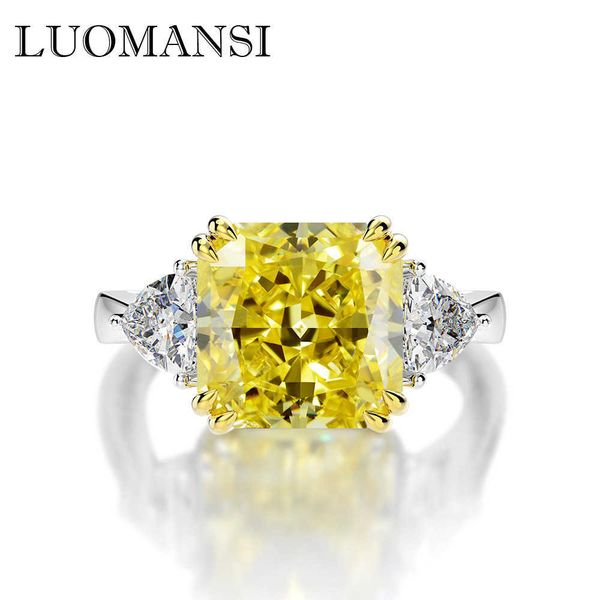 luomansi 100% 925 sterling silver 10*10 create moissanite z sapphire diamond ring wedding engagement jewelry, Golden;silver
luomansi 100% 925 sterling silver 10*10 create moissanite z sapphire diamond ring wedding engagement jewelry, Golden;silver