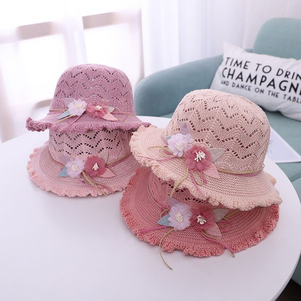 2021 summer new children's straw hat korean girls' breathable knitting flower sun visor baby traveling fisherman's, Blue;gray
2021 summer new children's straw hat korean girls' breathable knitting flower sun visor baby traveling fisherman's, Blue;gray