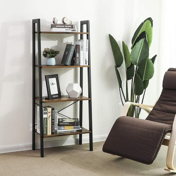 hooks & rails 56x34x136.8cm 4-tier ladder bookshelf wood bookcase frame for living room bedroom kitchen dining storage home furniture
hooks & rails 56x34x136.8cm 4-tier ladder bookshelf wood bookcase frame for living room bedroom kitchen dining storage home furniture