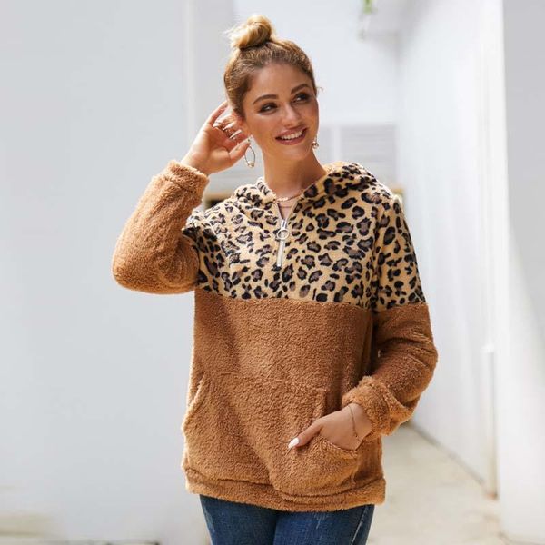 women's hoodies & sweatshirts 2021 autumn teddy hoodie women winter plush ladies warm fluffy leopard sweatshirt fleece hooded female, Black
women's hoodies & sweatshirts 2021 autumn teddy hoodie women winter plush ladies warm fluffy leopard sweatshirt fleece hooded female, Black