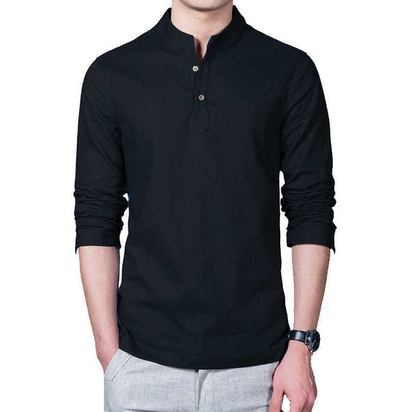 spring autumn mens pullover cotton linen shirts long sleeve breathable good quality mandarin collar casual white shirts 4xl 5xl 210528, White;black
spring autumn mens pullover cotton linen shirts long sleeve breathable good quality mandarin collar casual white shirts 4xl 5xl 210528, White;black