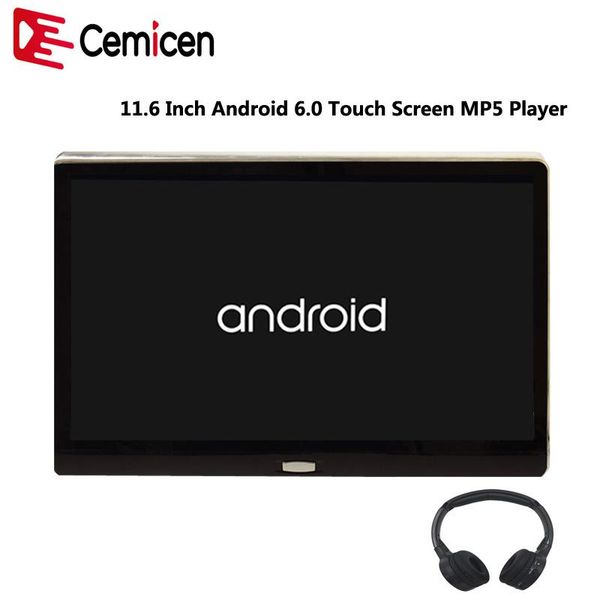 car video cemicen 11.6 inch android 6.0 headrest monitor 1080p mp5 ips touch screen 3g/wifi/usb/sd/hdmi/ir/fm/bluetooth/speaker
car video cemicen 11.6 inch android 6.0 headrest monitor 1080p mp5 ips touch screen 3g/wifi/usb/sd/hdmi/ir/fm/bluetooth/speaker