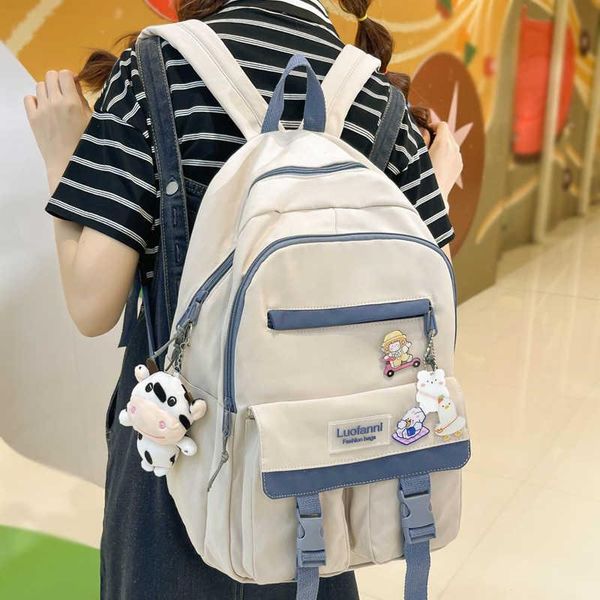 backpack multi-pocket dwaterproof water nylon female of large capacity buckle bag teen
backpack multi-pocket dwaterproof water nylon female of large capacity buckle bag teen